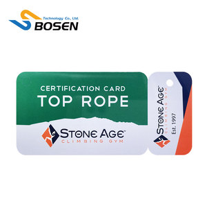 Benutzer definierte Mitgliedschaft Belohnung Combo-Karte Trennen Sie Barcode-Tag Kunststoff PVC Geschenk karte - Product Image 3