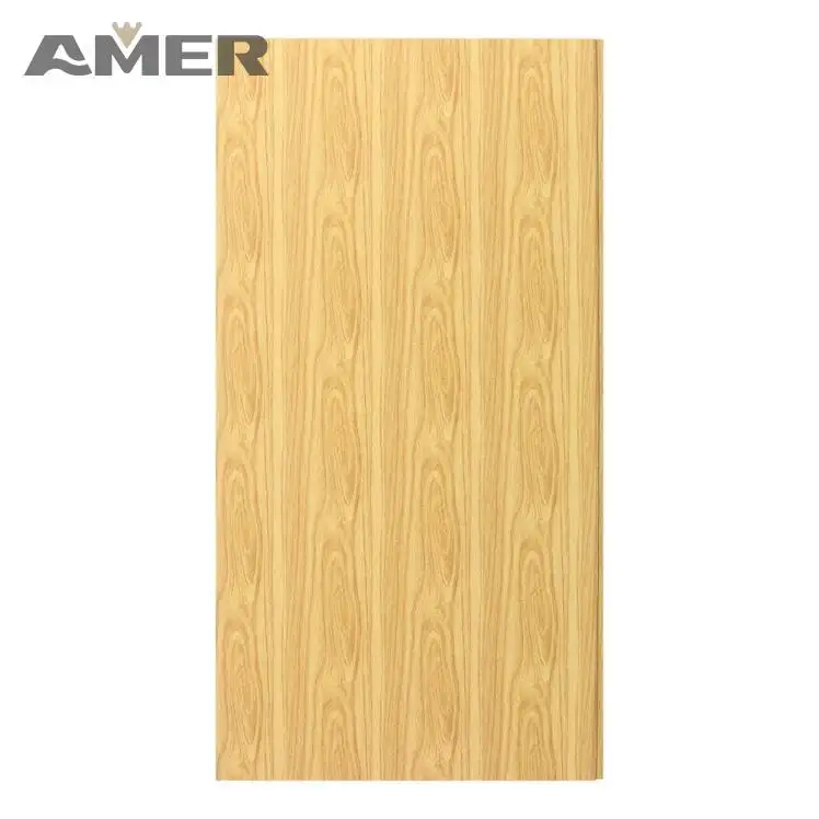 Amer OEM decorativo 30cm ancho sustituto de madera fácil de instalar Ps Panel de pared/persiana Interior Ps 3D Panel de pared Ps zócalo