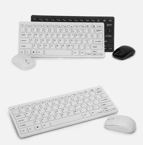 Mini ordenador portátil de 1600Dpi, ergonómico, con Usb, 2,4G, para oficina, pequeño, inalámbrico, teclado y ratón, barato