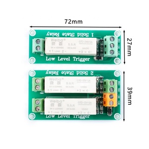 2 Channel 5V 12V 24V DC Control Single Phase Device Low Level Trigger Solid State <strong>Relay</strong> Module <strong>Relay</strong> 12V - Product Image 5