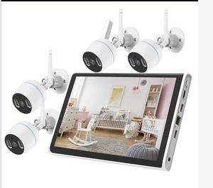 10.1インチ液晶キット4ch8チャンネル1080PWifi CCTV NVRキット4カメラ2mp自動追跡Ptzドームカメラキットワイヤレスセキュリティシステム - Product Image 4