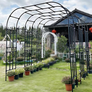 金属カスタマイズサイズパーゴラアーバーさまざまな登山植物のために自由に組み立てるウェディングガーデンパーティーアーチブライダルパーティーの装飾