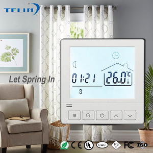 LCD Programmable Digital Room Floor Heating Thermostat Touch Screen Warming Floor <strong>Temperature</strong> <strong>Controller</strong> - Product Image 2