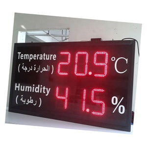 Pantalla Digital de señalización para interiores, termostato Digital, Sensor de temperatura, pantalla Lcd, pantalla Digital de 7 segmentos