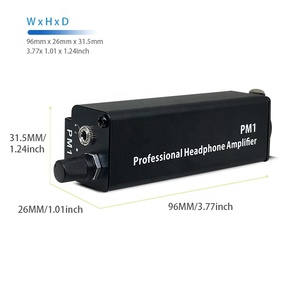 Professional <strong>Headphone</strong> Amplifier Converter XLR to 3.5MM Audio Interface Mini Portable HIFI <strong>Headphone</strong> Amplifier Clip Mount - Product Image 5