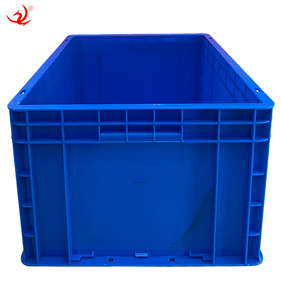 Caja de rotación apilable de plástico pesado de la UE, caja perforable anidada Industrial, contenedor de pared recta, cajas de envío con tapas - Product Image 3