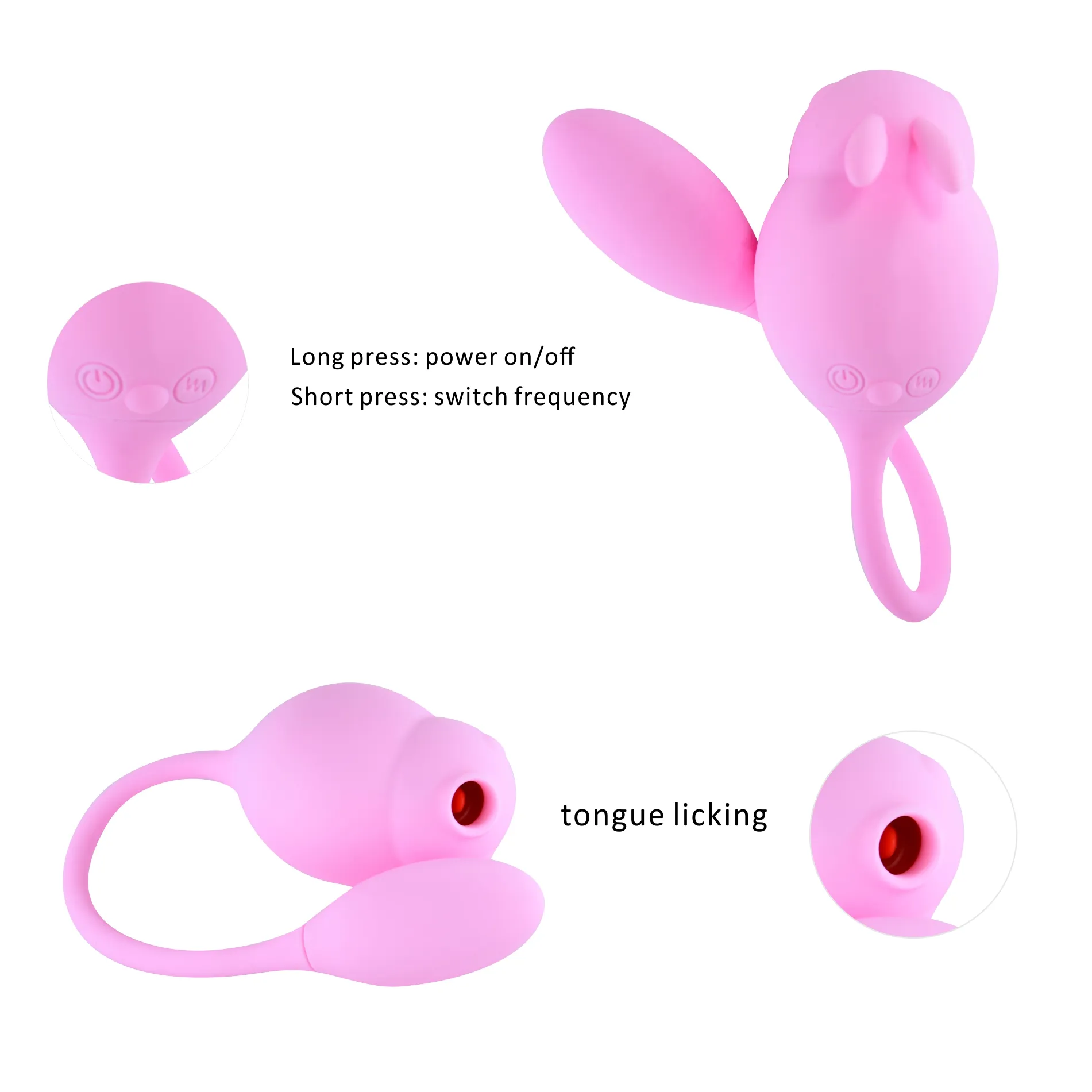 Günstige Rabbit Tumbler AV-Stick Mini starke Shake Flasche Massage Vibrator Erwachsenen Sex Produkte weiblichen Mastur bator