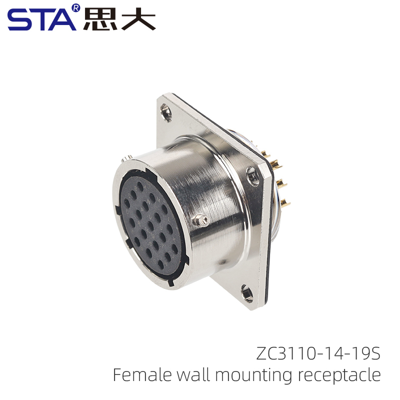 Receptáculo hembra para montaje en pared