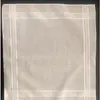 40cm Wholesale Cheap Cotton White Handkerchief For Men 16 17 18 inches pocket SquarePopular