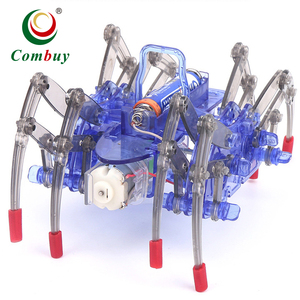 組み立てプラスチック玩具エルレクトリックキットDIYスパイダーロボット - Product Image 1