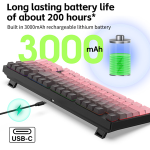 K98 97-<strong>Key</strong> RGB Ergonomic Hot Swap Gamer Musical Lighting Mechanical <strong>Keyboard</strong> Wireless BT Tri-Mode Engraved Side Keycap Desktop - Product Image 3