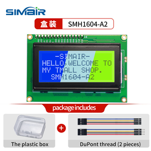 16*4 LCD-Anzeige modul mit Zeichen punkt matrix, vor gelöteten IIC-Stift leisten, DuPont-Kabel inklusive, 5V. - Product Image 2