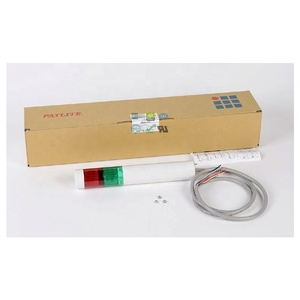 Orijinal Patlite modüler LED sinyal kulesi LR6-302PJBW-RYG Amb/Grn/kırmızı, 88Db, 24Vdc uyarı ışığı 50mm 3 katmanlı ses seviyesi: 88dB - Product Image 5