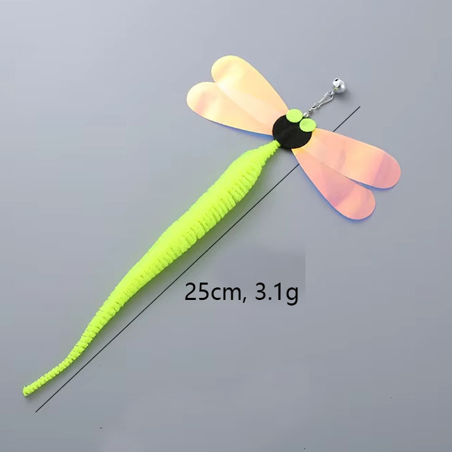 Libellule à paillettes jaunes