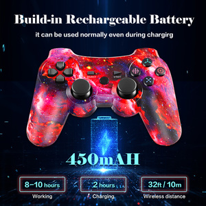 ワイヤレスゲームコントローラPc Gamepad PC用USBジョイスティックハンドルコントロールジョイパッドMando Manette - Product Image 2
