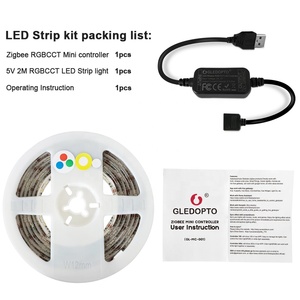 Zigbee controllato 5V USB 2M LED striscia di luce con RGBCCT Controller Mini Dimmer - Product Image 2