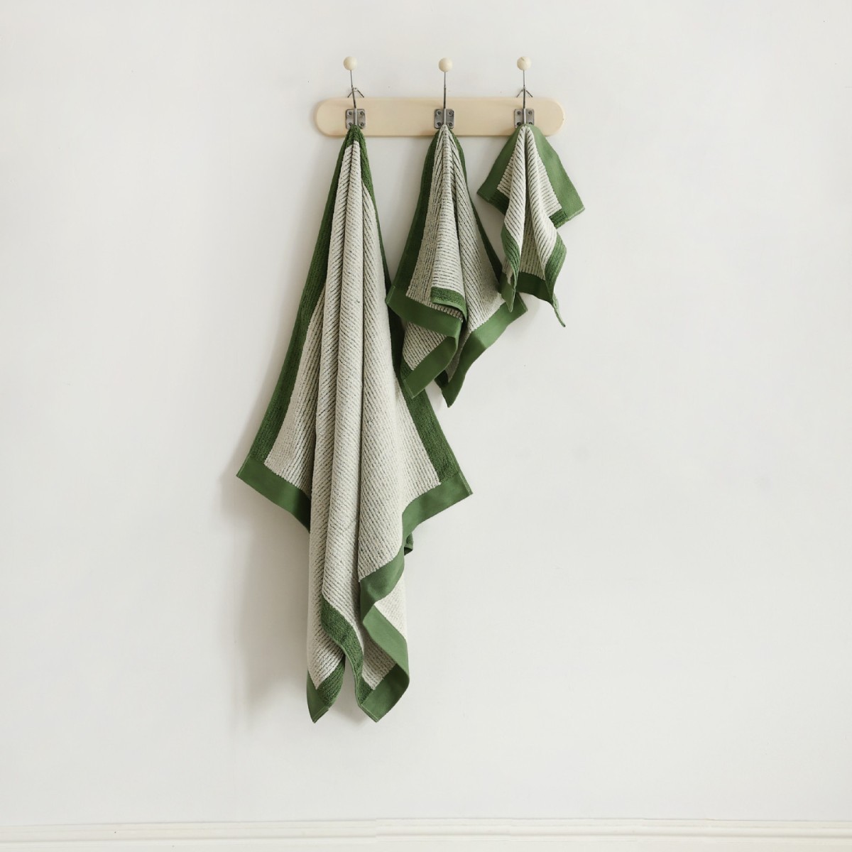 Visage enneigé-vert