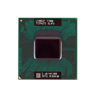 Procesador T7800 2 núcleos 4 hilos 2,60 GHz Socket 479 4MB Cache 34W TDP - Product Image 1