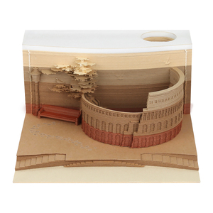 3D <strong>Block</strong> <strong>Note</strong> Colosseum <strong>Memo</strong> Pad Creative Different Sheets Notepad Paper <strong>Cube</strong> <strong>Custom</strong> Tourist Attraction Souvenir Diy Papercrafts - Product Image 1