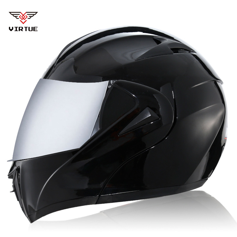 Bright black silvered mirror