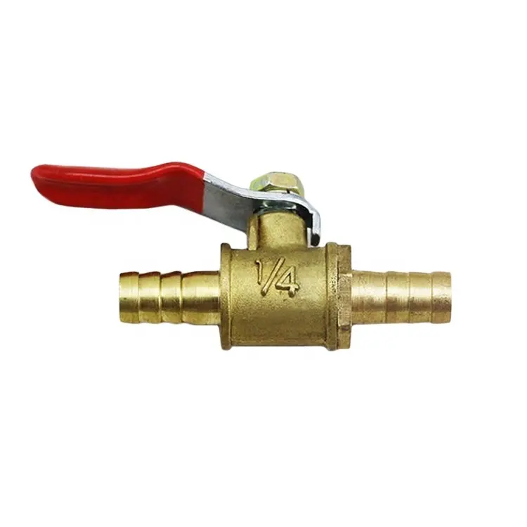 CPVC PE-RT HDPE 8mm push-to-connect ball valve, cuivre robinet d'arrêt d'eau