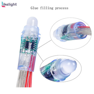 DC12V 50pcs/<strong>string</strong> Waterproof Full Color GS8208 12mm IP68 Bullet LED PIXEL Light for Christmas Decoration LED <strong>String</strong> Light - Product Image 3