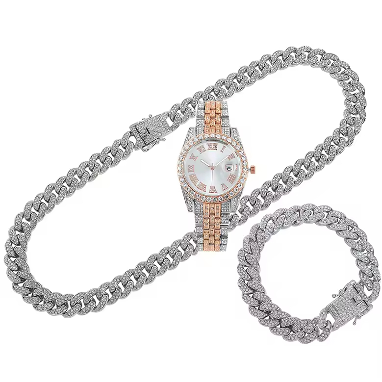 Or rose doré + blanc