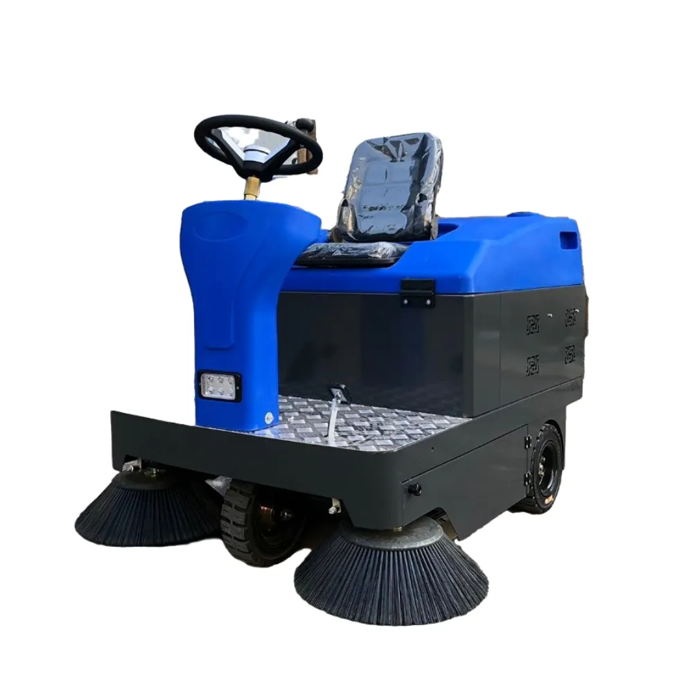 Magnetic Sweeper Ride on Sweeper Truck Four-wheel Garbage Cleaning Electric Double Fan Road Sweeper