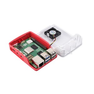 in stock Official <strong>Raspberry</strong> <strong>Pi</strong> <strong>Case</strong> for <strong>Raspberry</strong> <strong>Pi</strong> 5, Built-in Cooling Fan, Red/White Color - Product Image 5