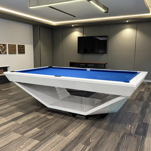 Factory Custom Luxury Billiards <strong>Table</strong> <strong>Function</strong> <strong>Multi</strong> <strong>Game</strong> 8ft 9ft Pool <strong>Table</strong> Oak Modern Dinning and Tennis Top for Modern Home - Product Image 5