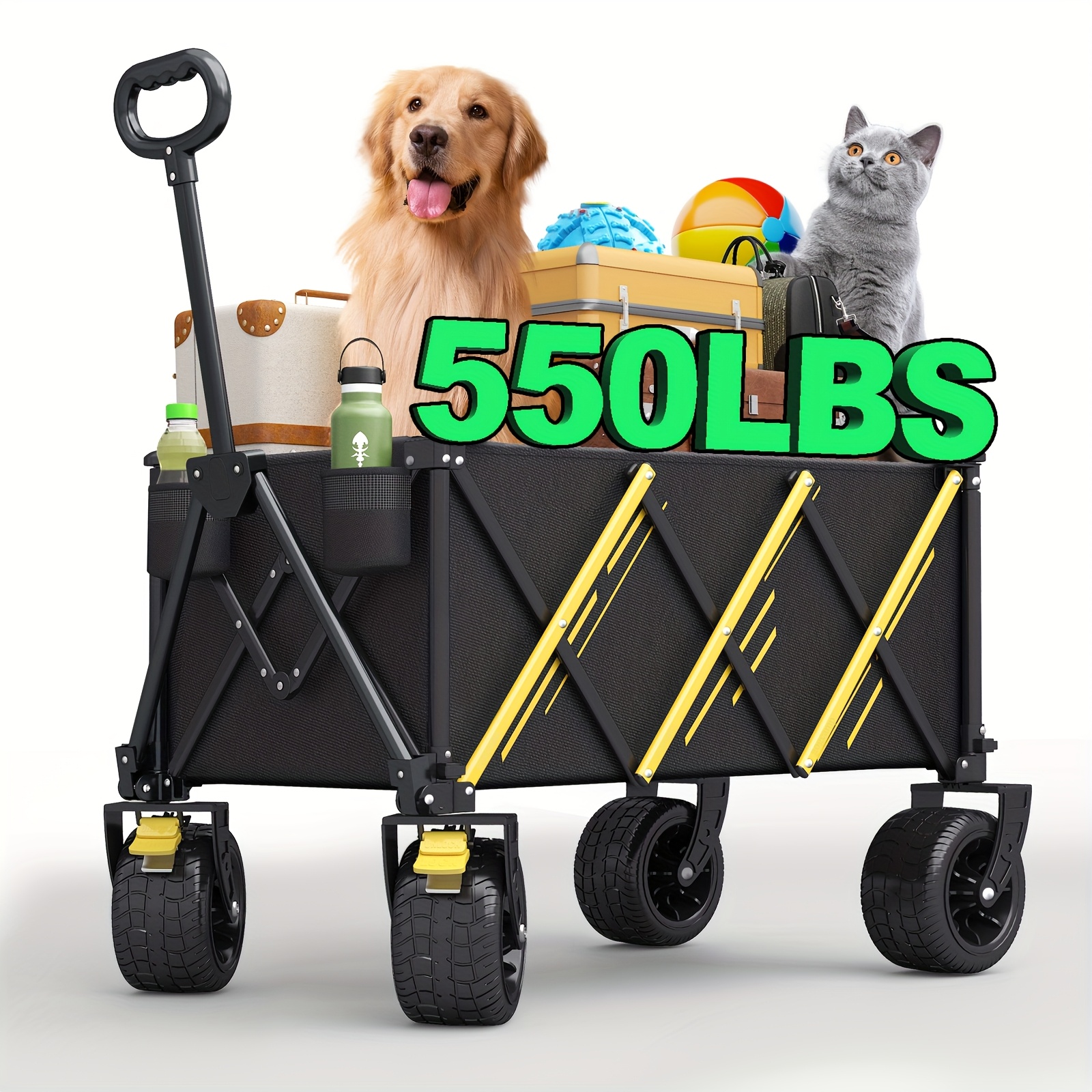 Chariot pliable