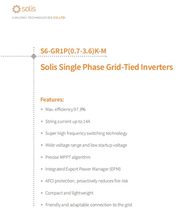 Solis S6-GR1P(0.7-3.6)K-M tek fazlı güneş invertör çift 0.7-3.6kw entegre ihracat güç yöneticisi (EPM) Quad DDP üç fazlı - Product Image 6