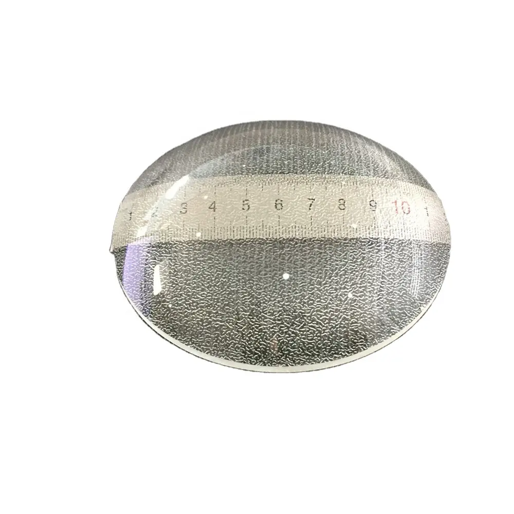 Lentille de galet souple personnalisée en verre optique de diamètre 50mm à 500mm pour la lumière de scène