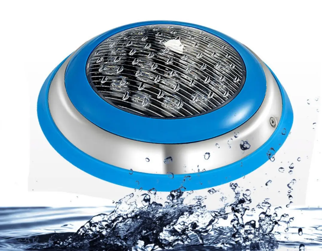 สระว่ายน้ำพลาสติกติดผนังไฟ LED 35W สระว่ายน้ำน้ำพุไฟ LED ใต้น้ำ Par56ไฟ LED สระว่ายน้ำ12V