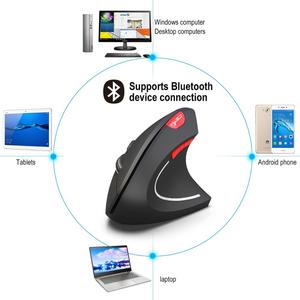 Mouse da gioco Wireless Gamer mouse BT Mouse Computer USB Office Magic Mouse ergonomico verticale ricaricabile per PC portatile - Product Image 4
