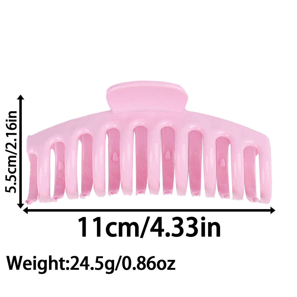 Barbie pink dragon bone clip