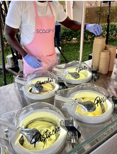 Dặm sàn thương mại thường vụ thép không gỉ Gelato giỏ hàng biểu tượng tùy chỉnh 4 hương vị <span class=keywords><strong>Ice</strong></span> <span class=keywords><strong>Cream</strong></span> đẩy giỏ hàng nước trái cây sữa - Product Image 3