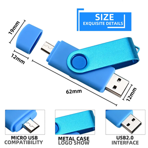 Dönebilir akıllı tip-c OTG usb flash sürücü 64G 32G 16G 8G 4G kalem sürücü başparmak sürücüler memory stick android otg anahtar usb - Product Image 3