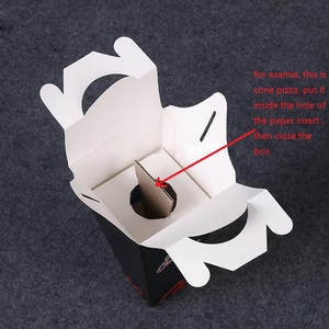 Customized Cone Pizza Packing <strong>Boxes</strong> 1 2 <strong>4</strong> Cone Pizza Paper Packaging Box Take <strong>Away</strong> Food Package for to Go Restaurant Customized - Product Image 6