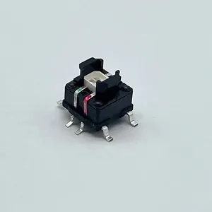 Werksverkauf SMD RGB Dreifarbiger Taktsc halter 6x6 LED Beleuchteter Druckknopf schalter RGB-LED-Taste Small Smd - Product Image 2