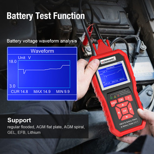 KONNWEI KW890プロ用OBD2カースキャナーバッテリーテスターアナライザーオイルリセット診断ツール3-in-1自動車コード最新 - Product Image 4