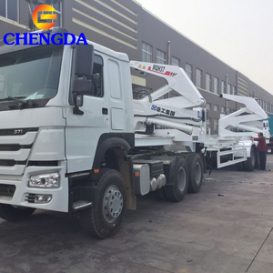 出厂价格3轴侧装载机自装集装箱拖车 - Product Image 4