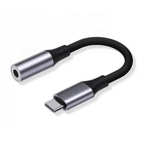 USB C Type C ตัวผู้เป็น3.5มม. สายแจ็คตัวเมียหูฟังไมโครโฟน AUX ออดิโออะแดปเตอร์สายเคเบิลอะแดปเตอร์สายสัญญาณเสียง - Product Image 1