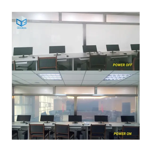 Manufacturer Switchable Privacy White Gery Yellow Blue Green Pdlc Electrochromic Film Smart Glass