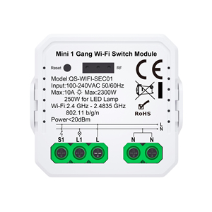 スマートWiFiスイッチモジュール10A1ギャング2ウェイライトスイッチワイヤレスリモートコントロール自動化スイッチ - Product Image 1