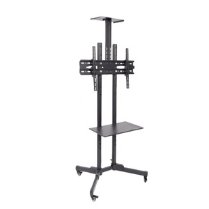 Chiều cao có thể điều chỉnh cán <span class=keywords><strong>TV</strong></span> đứng <span class=keywords><strong>TV</strong></span> di động giỏ hàng cho 32-70 inch TVS - Product Image 4