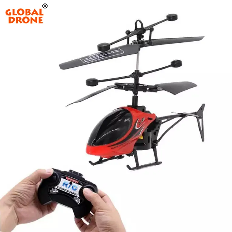 Volar Mini RC de infrarrojos de inducción de helicóptero juguetes avión luz intermitente juguetes para los niños