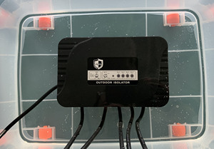 Водонепроницаемый наружный IP 66 сценический световой усилитель сигнала с 4-Way DMX разветвитель дистанционного управления дистрибьютором - Product Image 5