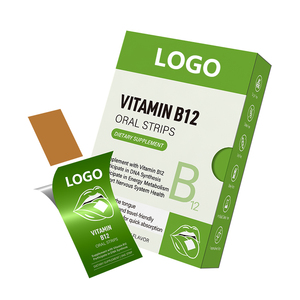 OEM / ODM günlük sağlık Oral ince Film takviyesi Vitamin B12 Oral şerit kırmızı kan hücresi (RBC) üretim desteği - Product Image 1
