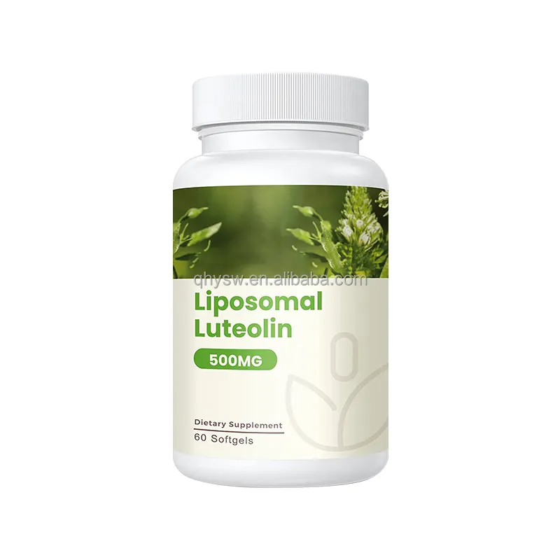 Oem Gezondheidssupplement Liposomale Luteoline Capsule Vegetarische Kruidenextractsupplementen Voor Het Verbeteren Van De Gezondheid Van Het Immuunsysteem En Atioxidant